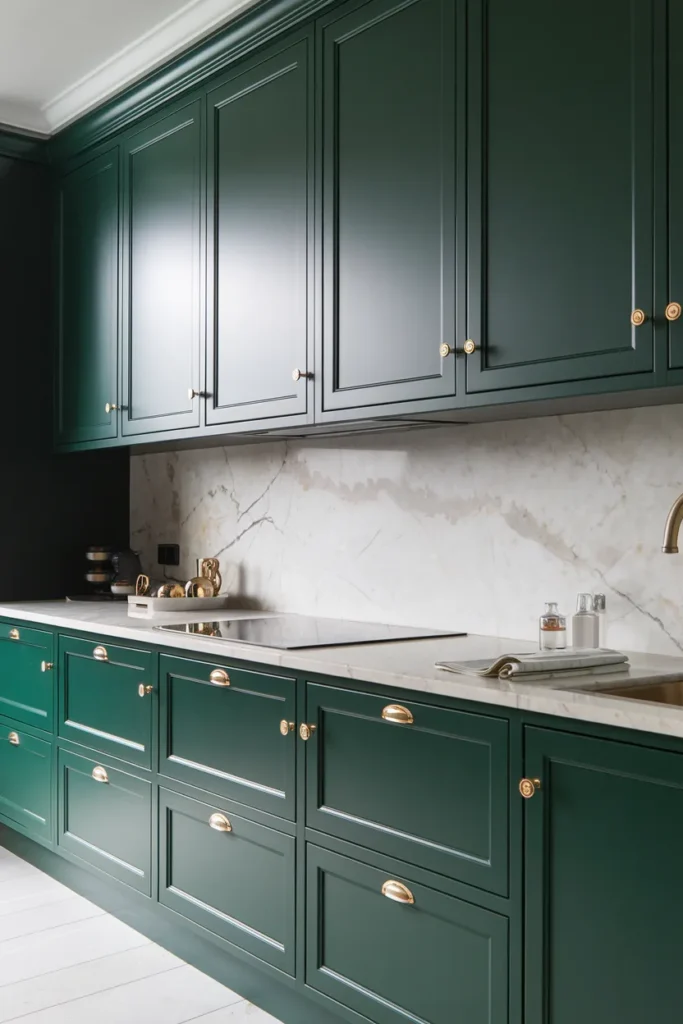 16 Must See Luxury Kitchen Design Ideas to Transform Your Space Instantly 16 Bold Cabinetry Color