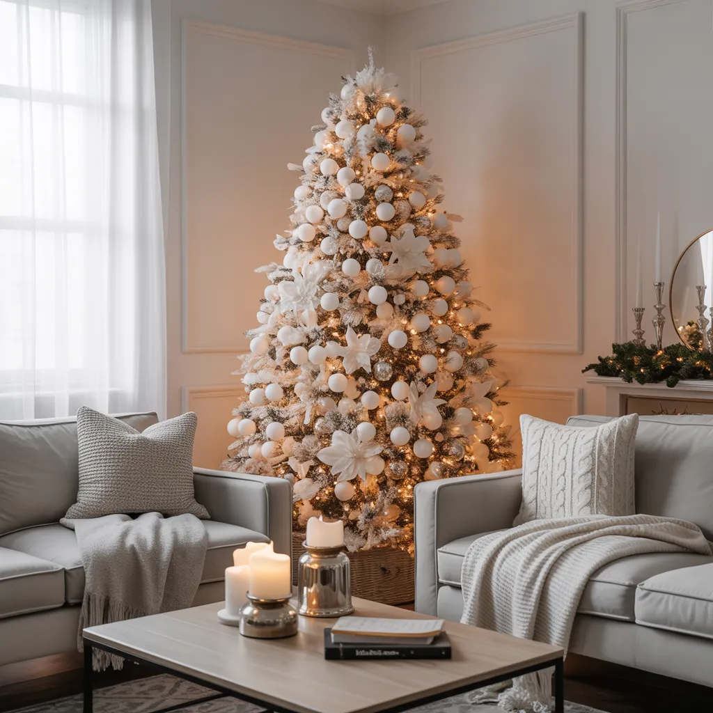 Bold Statement Tree with a Single Color