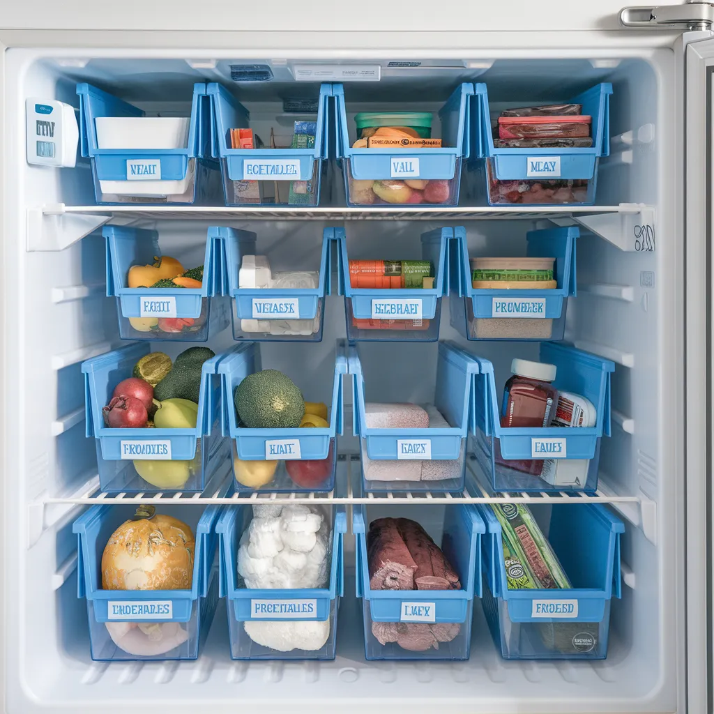 Book Bins for Freezer Shelves