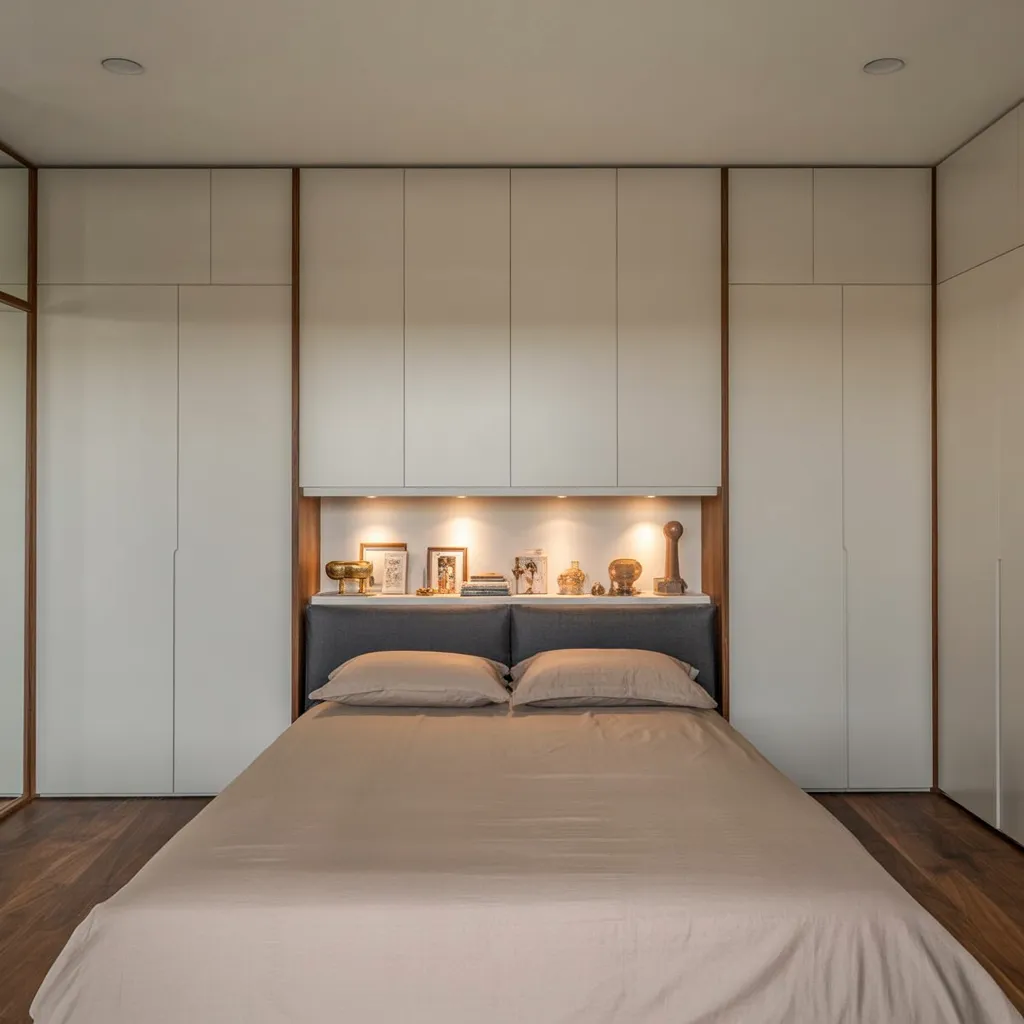 25 Contemporary Bedroom Ideas to Refresh, Relax, and Reimagine Your Space 17 Built-In Storage that Blends Seamlessly