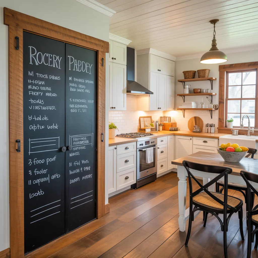 Chalkboard Pantry Door