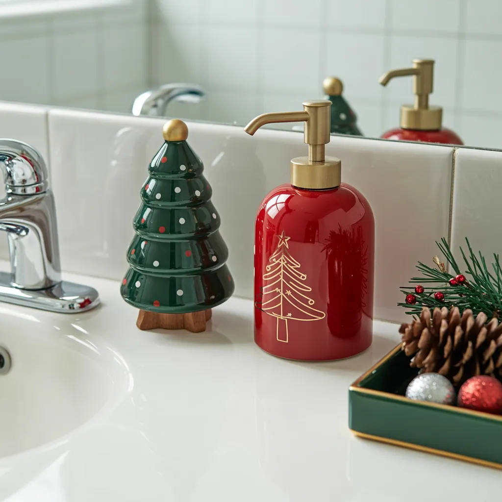 Christmas Soap Dispensers and Accessories