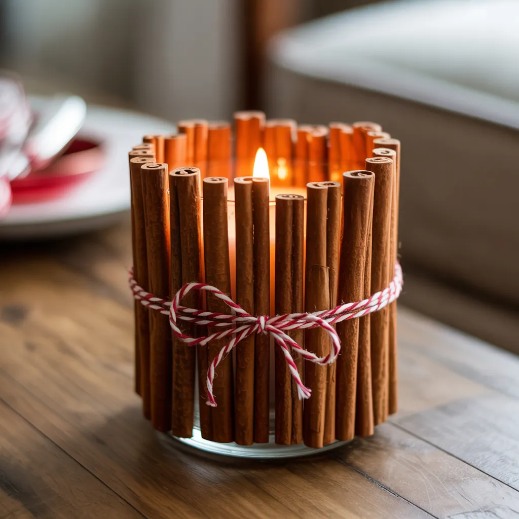 20 DIY Cozy Christmas Home Decor Ideas You’ll Regret Not Trying This Year! 10 Cinnamon Stick Candle Holders