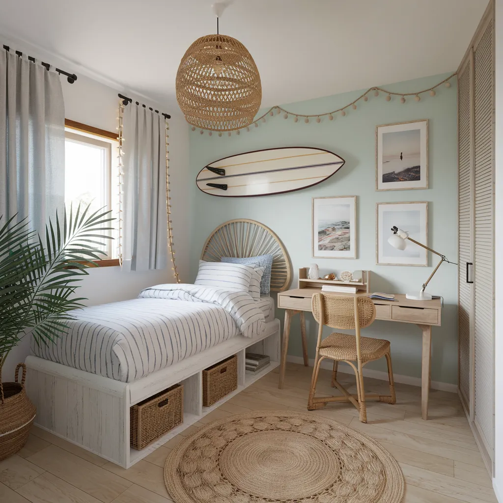 Coastal Teen Boy Bedroom
