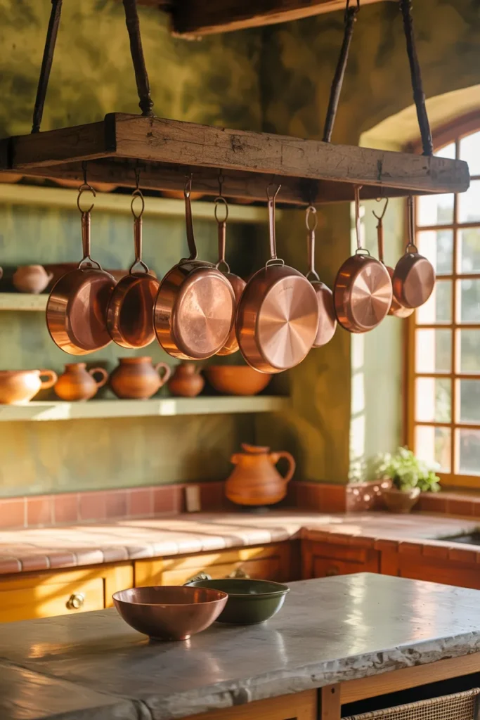 Copper Pots and Accents