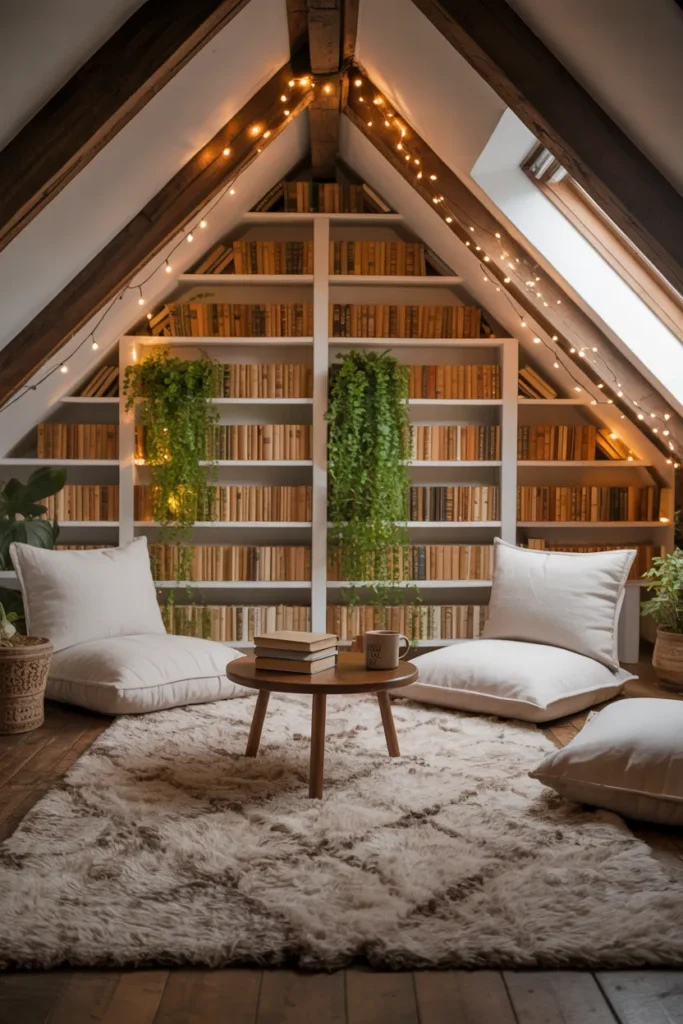 Cozy Attic Reading Loft