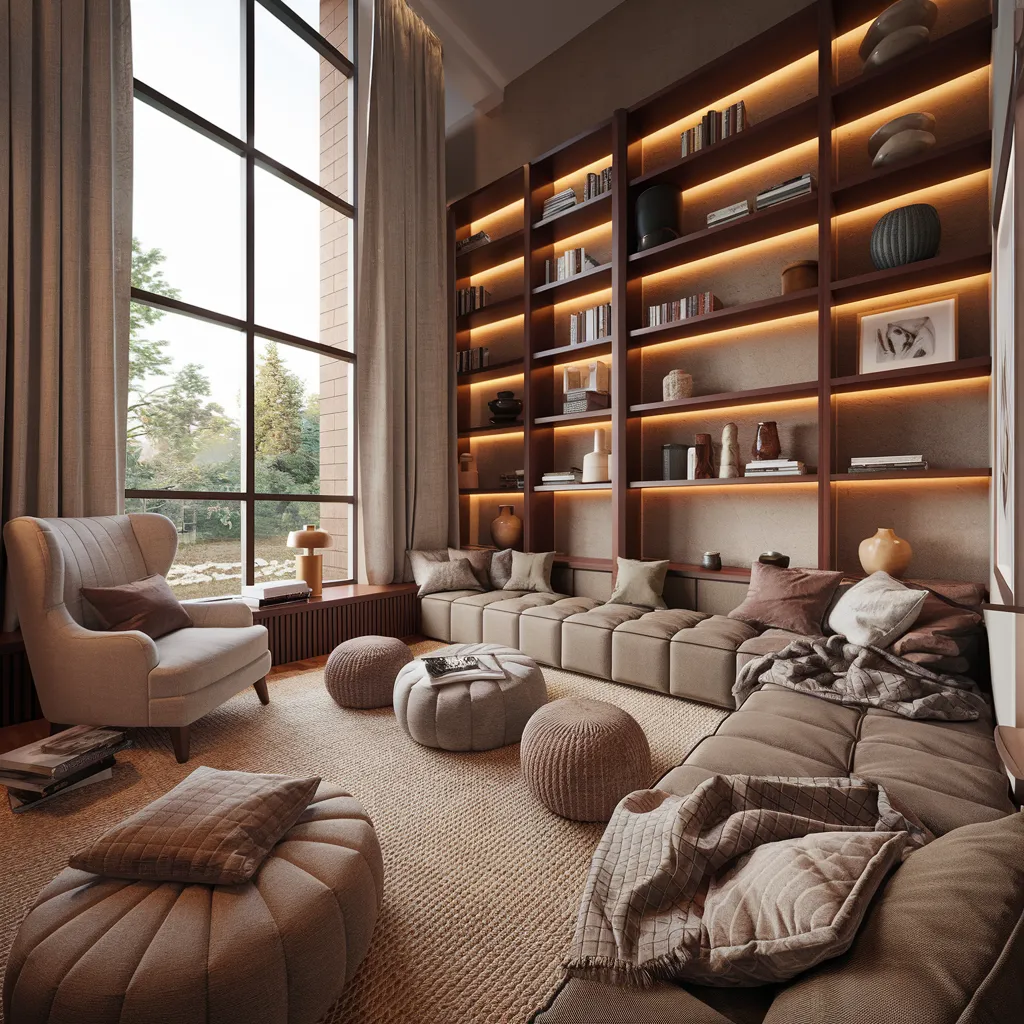 Cozy Corners with Layered Seating
