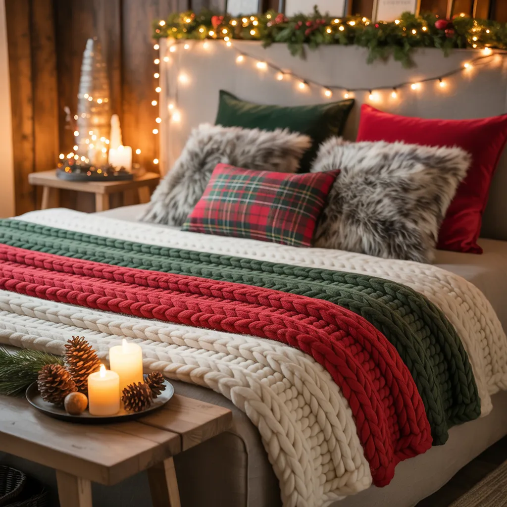 Cozy Knitted Blanket Layers