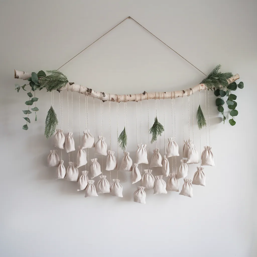 DIY Advent Calendar Wall Hanging