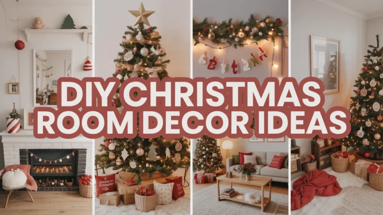 DIY Christmas room decor ideas