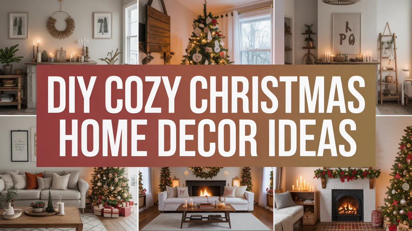 20 DIY Cozy Christmas Home Decor Ideas You’ll Regret Not Trying This Year! 1 DIY Cozy Christmas Home Decor Ideas