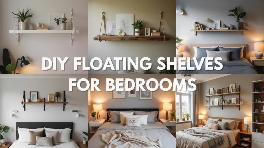 DIY Floating Shelves for Bedrooms: Step-by-Step Guide to Secure, Stylish Storage 4 DIY floating shelves for bedrooms