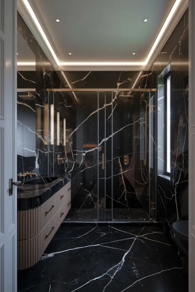 Dark Marble Elegance