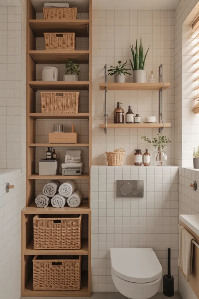 How to Decorate a Small Bathroom on a Budget 2 Declutter and Maximize Storage
