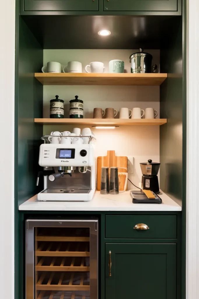 16 Must See Luxury Kitchen Design Ideas to Transform Your Space Instantly 15 Dedicated Beverage Station