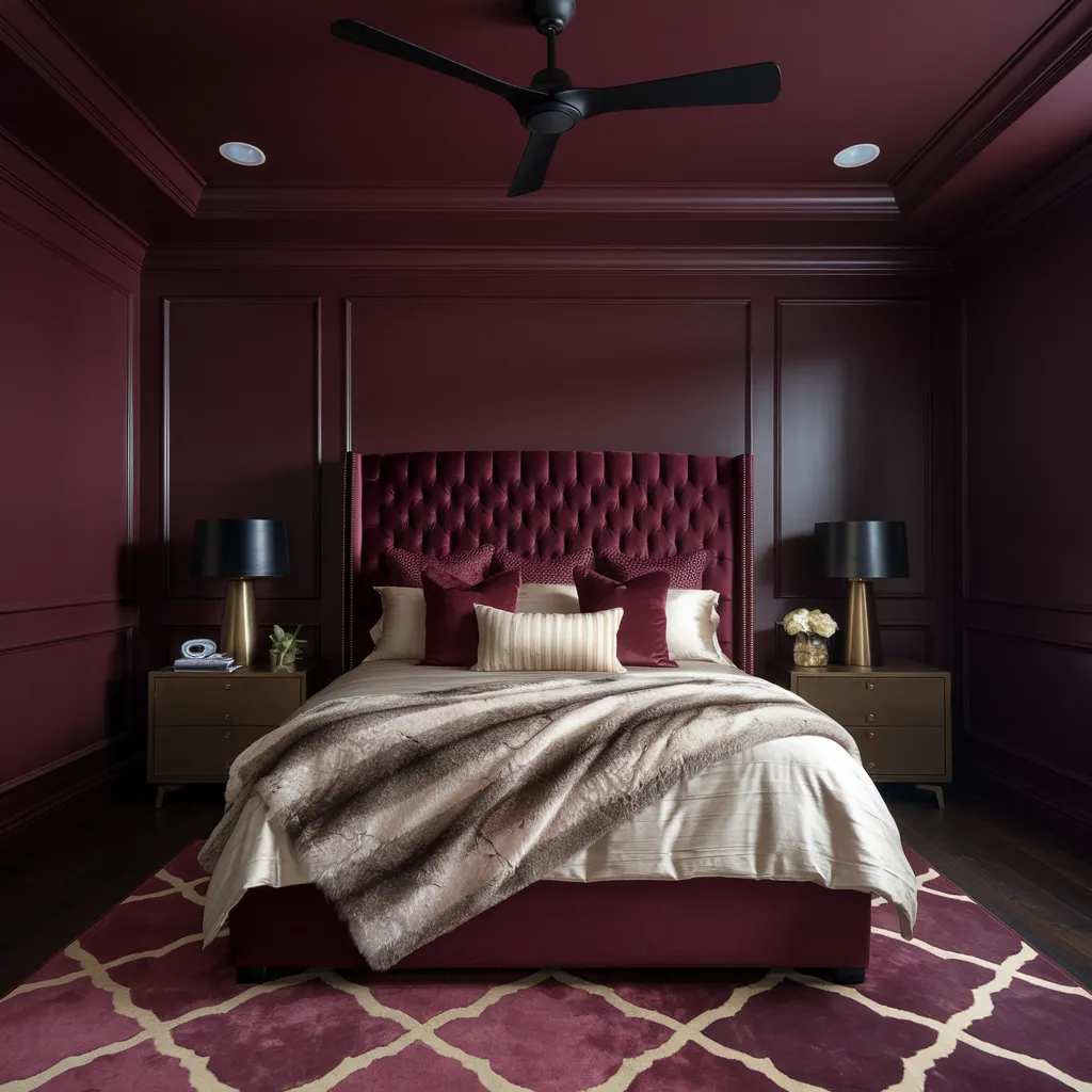Deep Burgundy Retreat