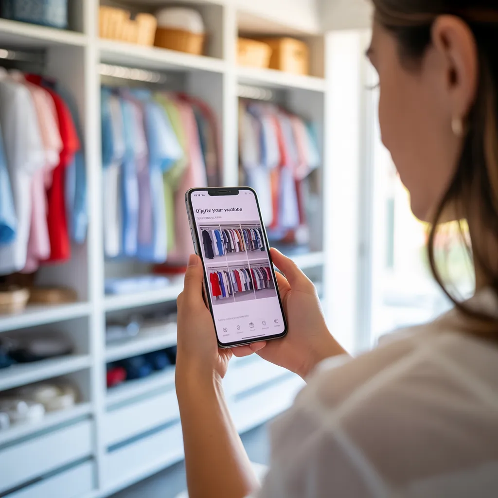 25 Closet Organization Ideas That Save Space and Reduce Stress 20 Digitize Your Wardrobe with an App