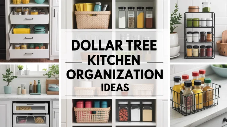 Dollar Tree Kitchen Organization Ideas