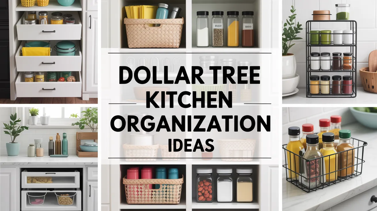 Dollar Tree Kitchen Organization Ideas