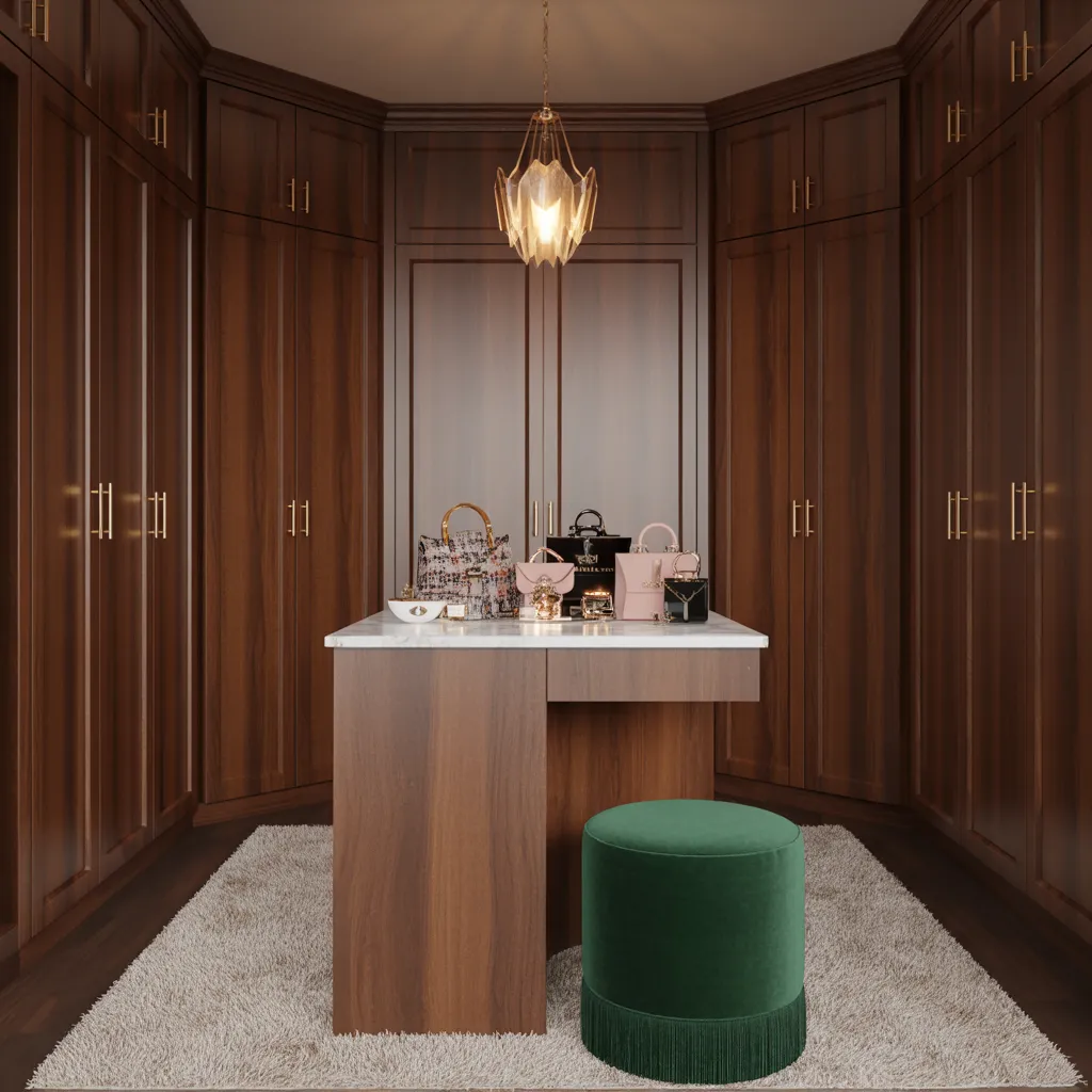 20 Dressing Room Design Ideas That Prove Organization Can Be Beautiful 21 Dressing Room with Luxury Finishes