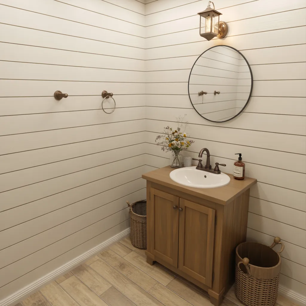 Farmhouse Chic with Shiplap Walls