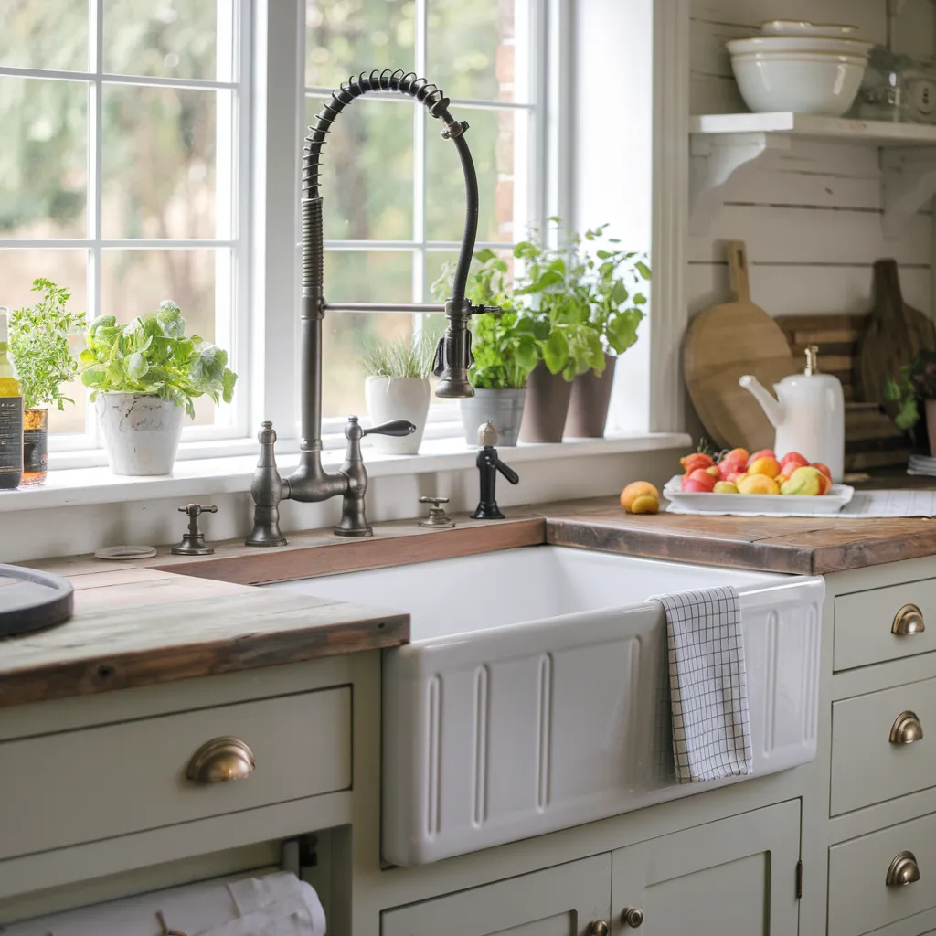 Farmhouse Sink with Apron Front