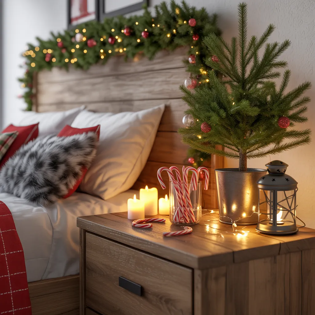 Festive Bedside Accents