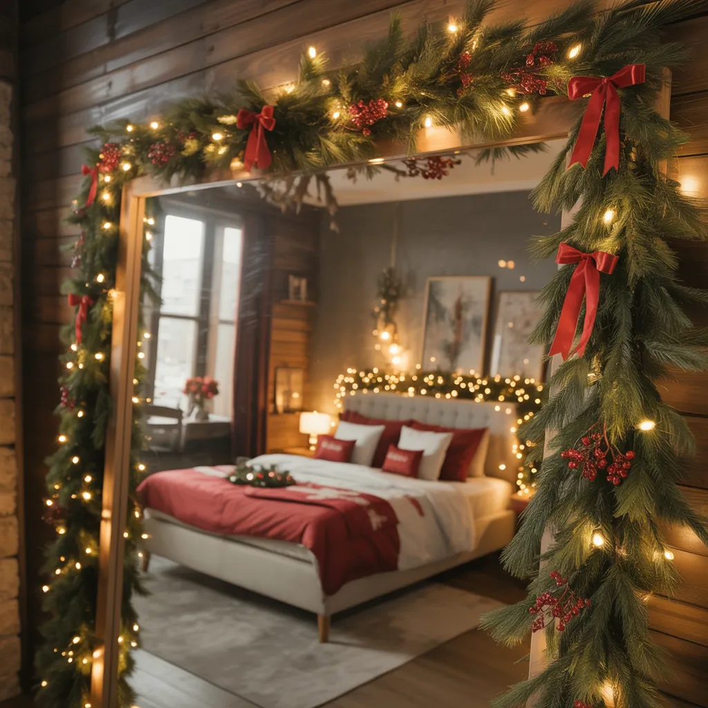 Festive Mirror Garland