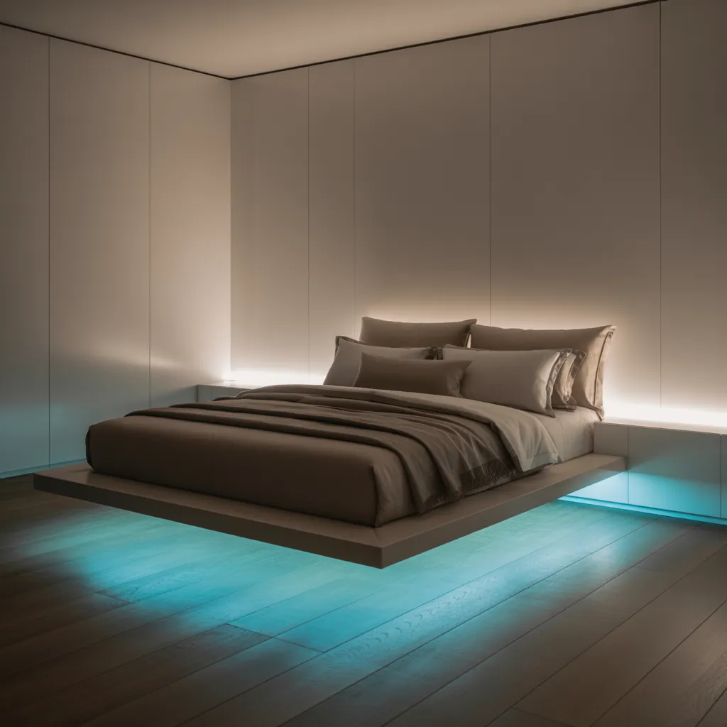 25 Contemporary Bedroom Ideas to Refresh, Relax, and Reimagine Your Space 8 Floating Bed Frames with Sleek Appeal