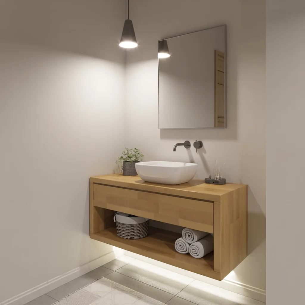 Floating Vanity for a Modern Touch