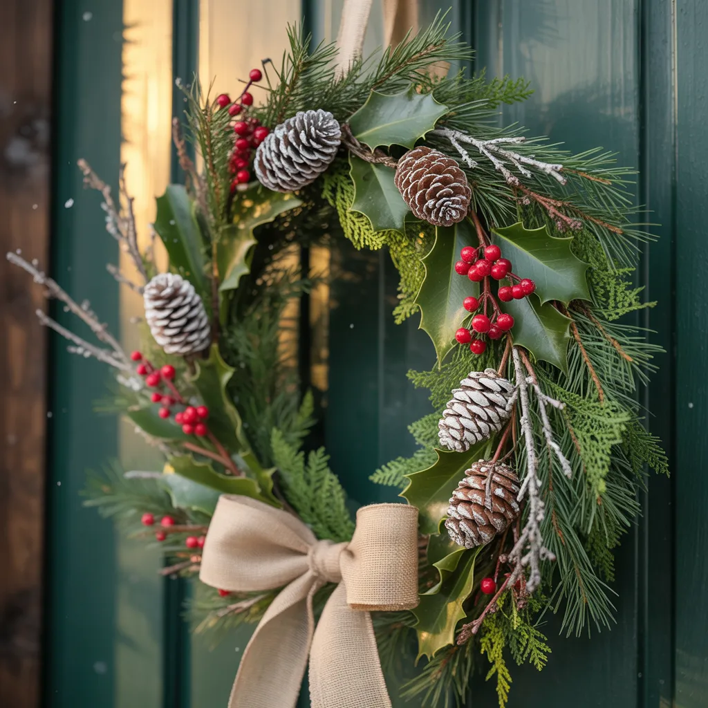 20 DIY Cozy Christmas Home Decor Ideas You’ll Regret Not Trying This Year! 2 Foraged Winter Wreath