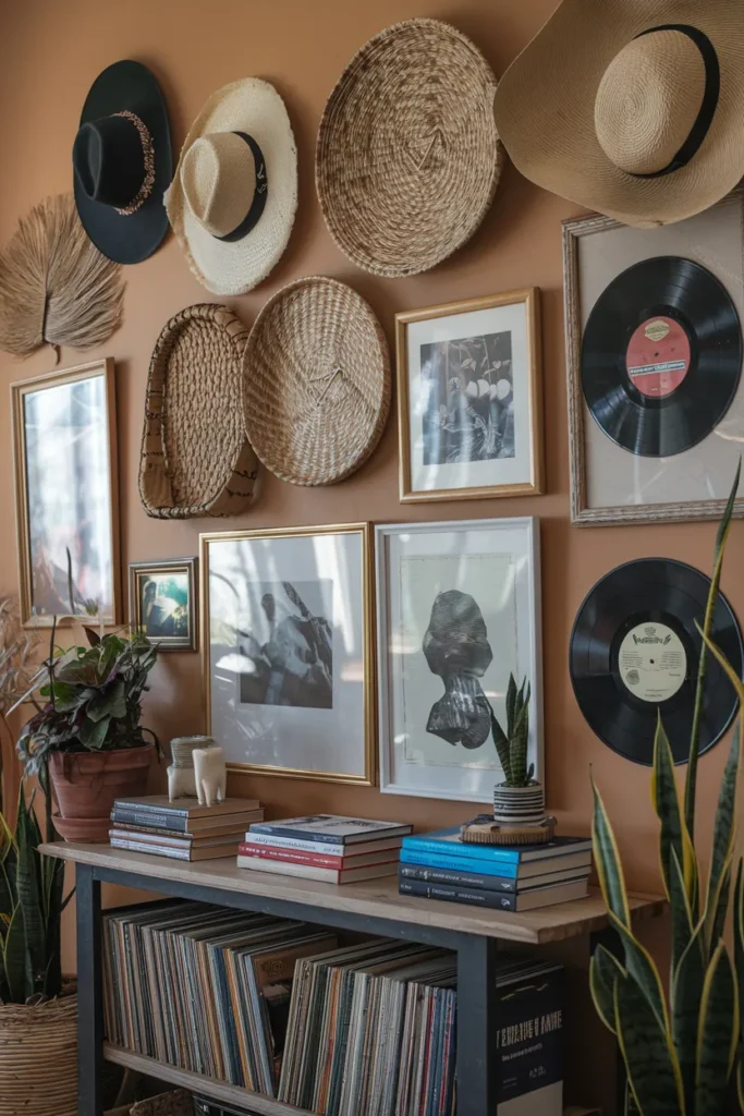 Gallery Wall with Personal Collections