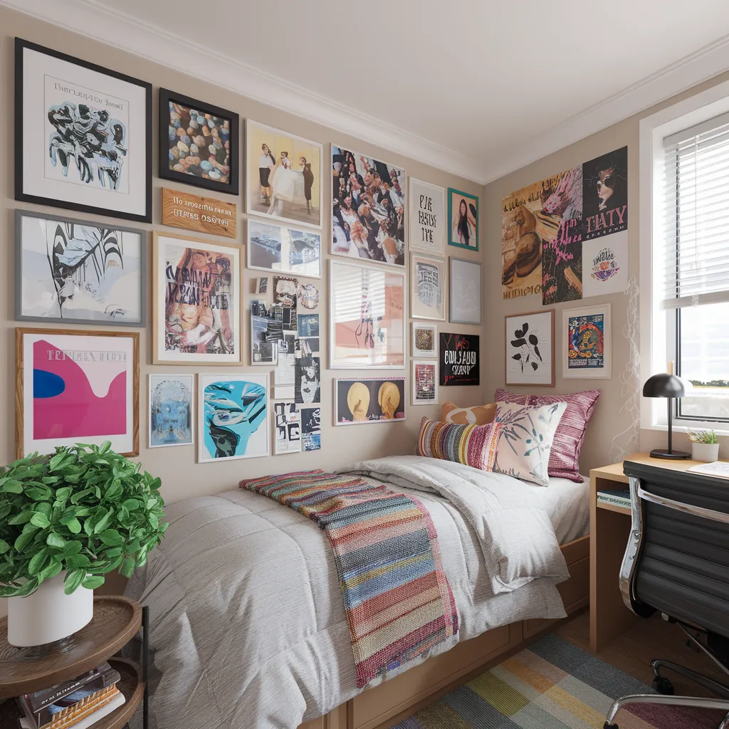 Gallery Wall with Personal Prints