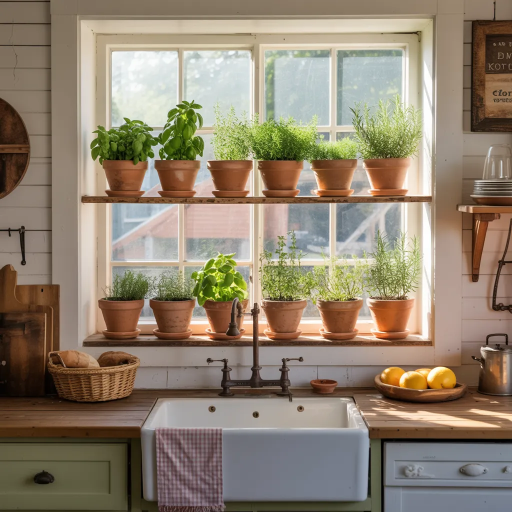 Garden Window Herb Nook
