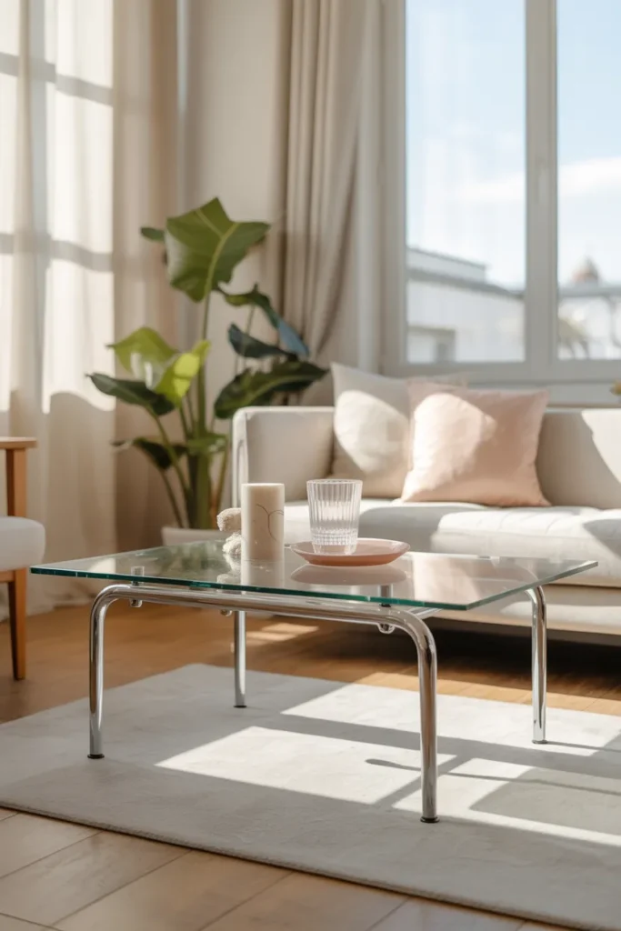 Glass Tables for an Uncluttered Look