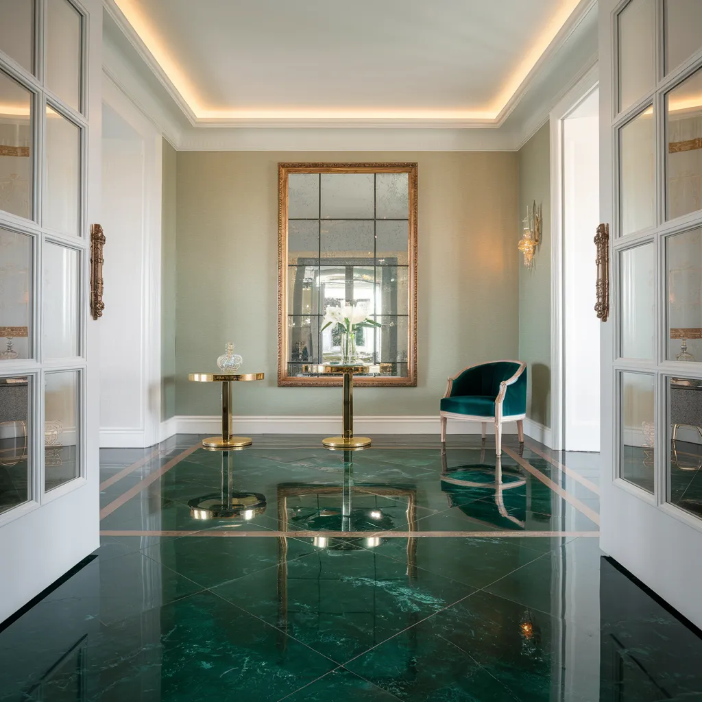 Must-See 31+ Floor Tile Designs That Blend Beauty and Durability 24 High-Gloss Glamour