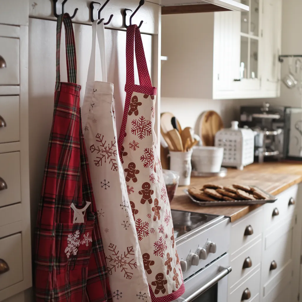 Holiday Apron Display
