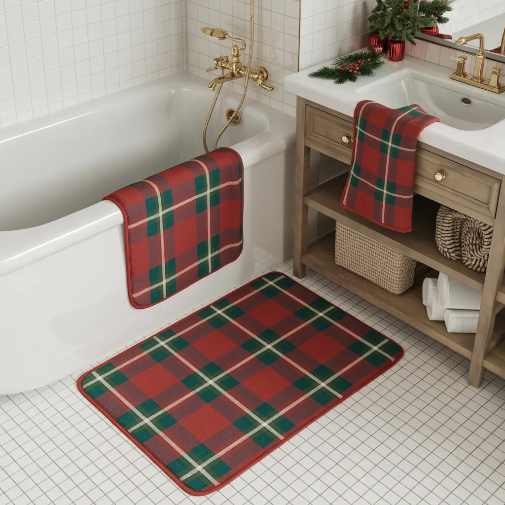 Holiday Rug or Bath Mat