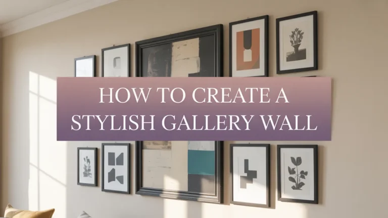 How to Create a Stylish Gallery Wall