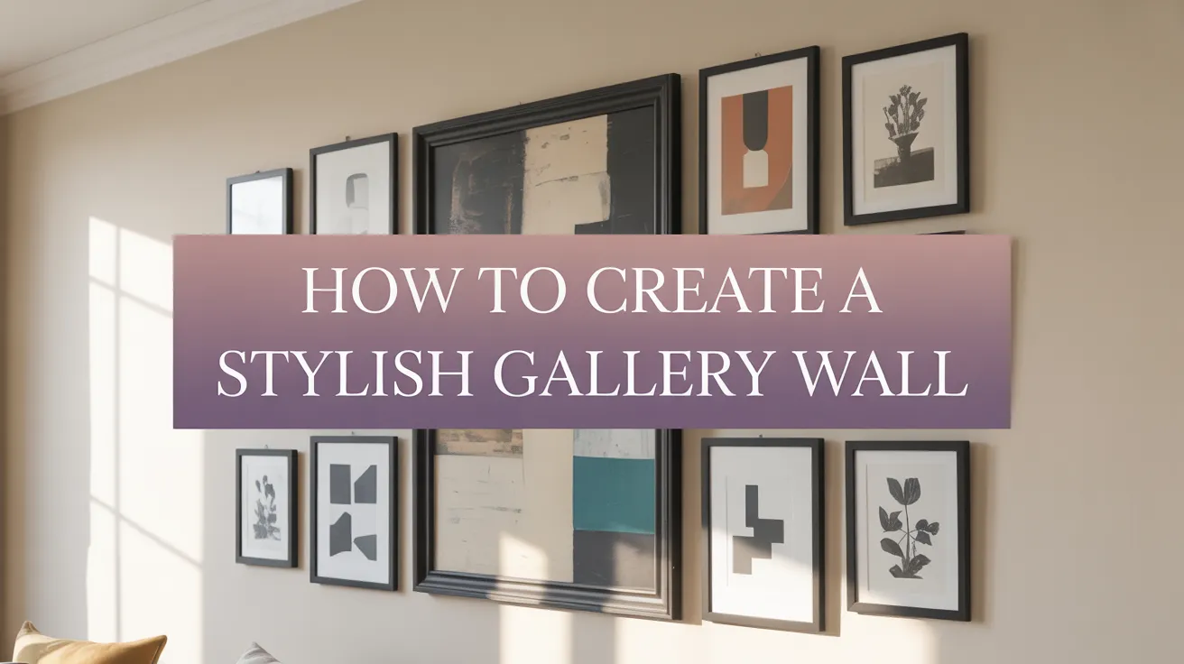 How to Create a Stylish Gallery Wall Step by Step Guide 1 How to Create a Stylish Gallery Wall