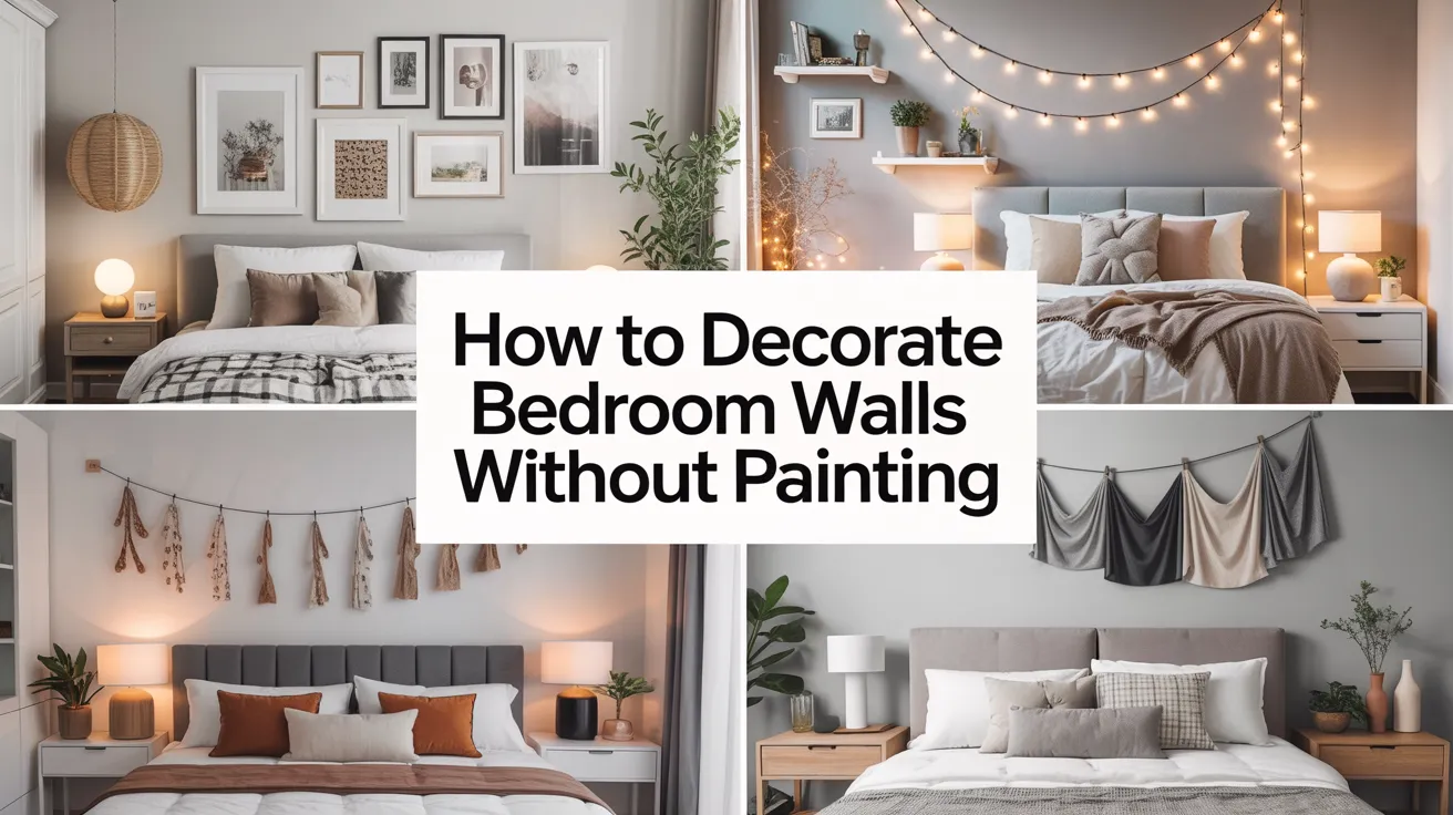 How to Decorate Bedroom Walls Without Painting 1 How to Decorate Bedroom Walls Without Painting