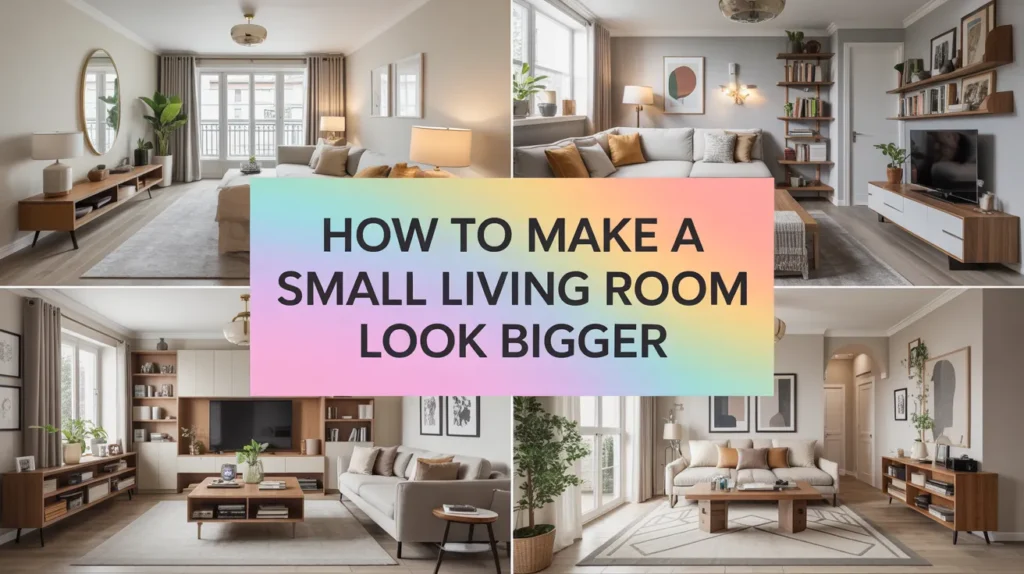How to Make a Small Living Room Look Bigger