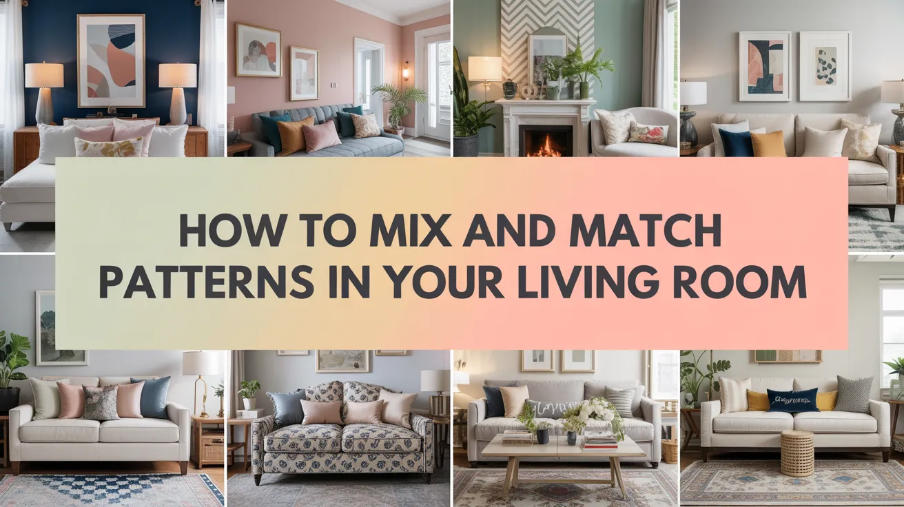 How to Mix and Match Patterns in Your Living Room