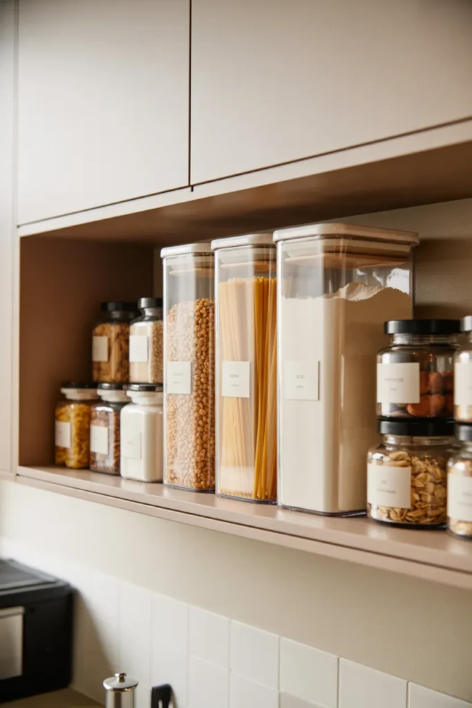 How to Organize a Small Kitchen With No Pantry (4)