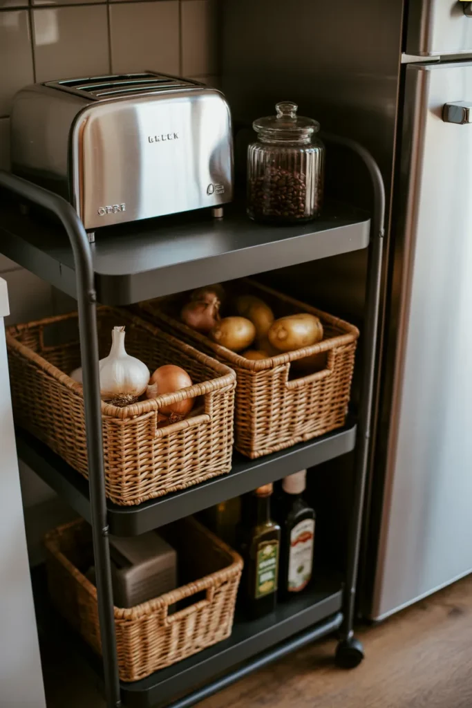 How to Organize a Small Kitchen With No Pantry