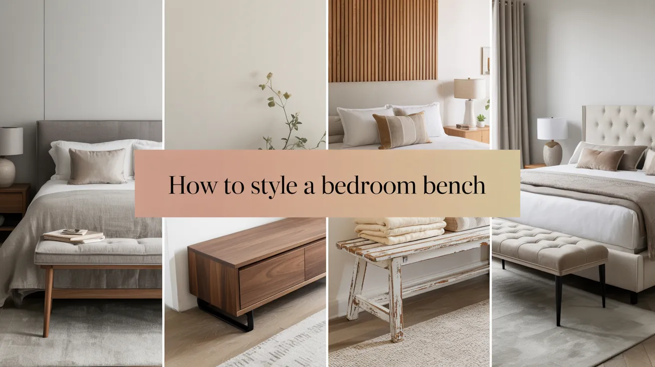 How to Style a Bedroom Bench Like a Designer: Expert Ideas & Tips 1 How to Style a Bedroom Bench