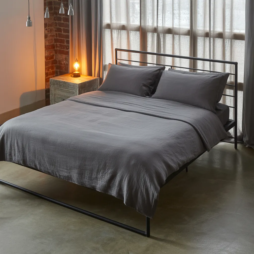 25 Contemporary Bedroom Ideas to Refresh, Relax, and Reimagine Your Space 10 Industrial Chic with Raw Details