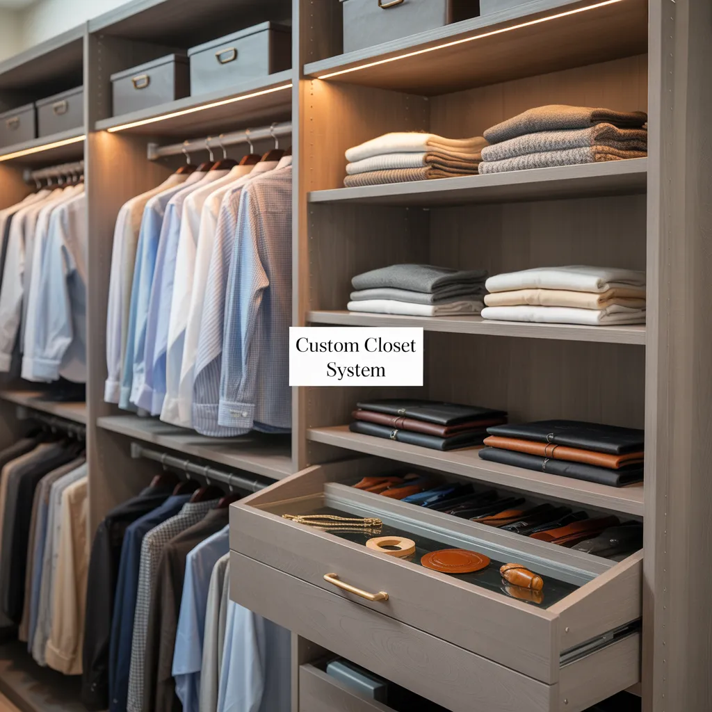 25 Closet Organization Ideas That Save Space and Reduce Stress 17 Install a Custom Closet System