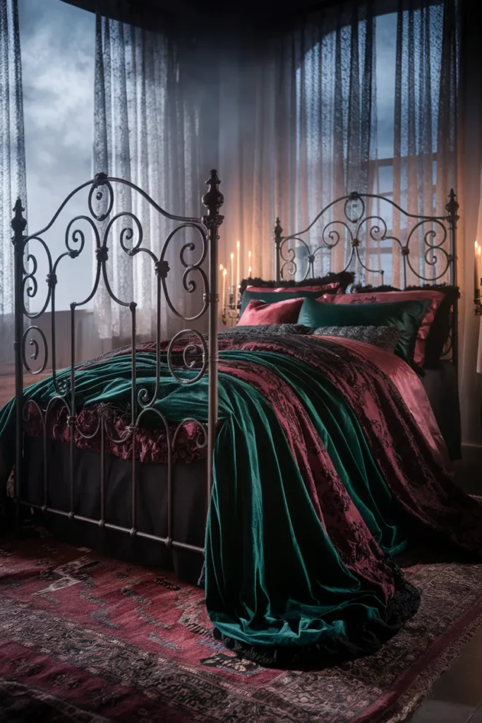 Iron Bed Frames with Curves