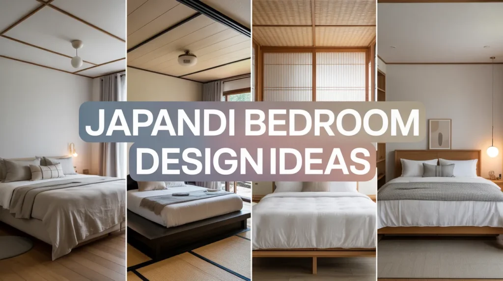 Japandi Bedroom Design Ideas